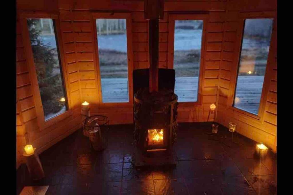 Lovely Cabin With A Beautiful View Over Byske River Kültér fotó